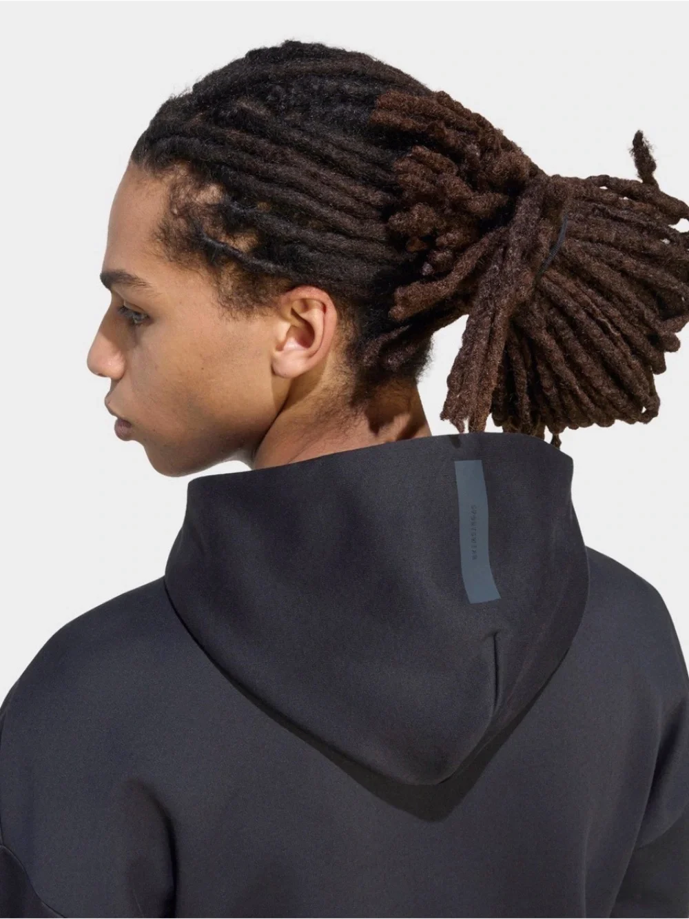 black adidas Z.N.E. Full-Zip Hooded Track Jacket Large